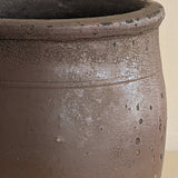 Antique Dark Brown Crock