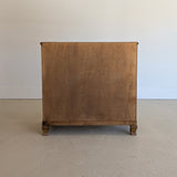 Vintage Midcentury Danish Henning Kjærnulf-Style White Oak Drop Top Slant Front Secretary Desk