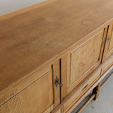 Vintage Midcentury Danish Henning Kjærnulf White Oak Sideboard with Keys