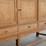 Vintage Midcentury Danish Henning Kjærnulf White Oak Sideboard with Keys