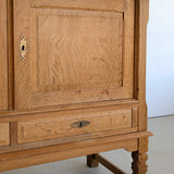 Vintage Midcentury Danish Henning Kjærnulf White Oak Sideboard with Keys