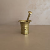 Vintage Brass Pharmacy Mortar and Pestle