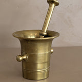 Vintage Brass Pharmacy Mortar and Pestle