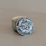 Petite Blue Organic Design Studio Pottery Lidded Trinket Vessel