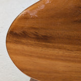 Pair of Vintage Handmade Wooden Freeform Biomorphic Side Tables