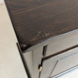 Vintage Dark Danish Oak Hundstrup Møbelfabrik Henning Kjærnulf-Style Sideboard with Skeleton Key