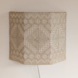 Pair of Vintage Swedish Crocheted Plug-In Wall Sconces