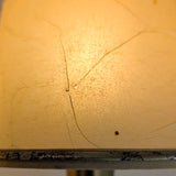 Pair of Rare Vintage Norwegian Brass and Wood Plug-in Wall Sconces with Original Shades