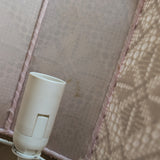 Pair of Vintage Swedish Crocheted Plug-In Wall Sconces