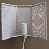 Pair of Vintage Swedish Crocheted Plug-In Wall Sconces