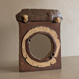 Petite Studio Pottery Neutral Brutalist Wall Mirror