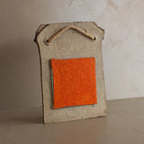 Petite Studio Pottery Neutral Brutalist Wall Mirror