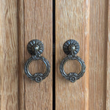 Pair of Vintage Danish Henning Kjærnulf-Attributed Quartersawn White Oak Cabinets with Adjustable Shelves