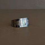 Vintage Silver Tone Metal Bracelet with 'Grace' Engraving