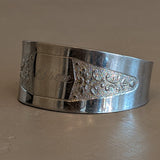Vintage Silver Tone Metal Bracelet with 'Grace' Engraving