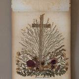 Late 1800s Antique "Flowers of the Holy Land" Pressed Flower Herbarium Book from 1871