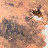 Vintage Midcentury Buckeye Burl Live Edge Coffee Table