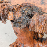 Vintage Midcentury Buckeye Burl Live Edge Coffee Table