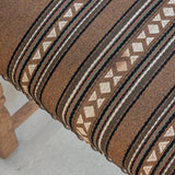 Set of 8 Vintage Danish Henning Kjærnulf-Attributed White Oak Dining Chairs with Original Brown Upholstery