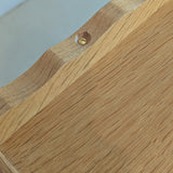 Pair of Vintage Danish Henning Kjærnulf-Attributed Quartsawn White Oak Cabinets/Large Nightstands with Wavy Trim