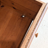 Large Antique Danish Quartersawn White Oak Five-Drawer Dresser with Hidden Handwritten Notes on Drawer Underside