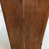 Large Antique Danish Quartersawn White Oak Five-Drawer Dresser with Hidden Handwritten Notes on Drawer Underside