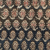 Likely Antique Moody Neutral Persian Seraband Scatter Rug 4'11-1/2" x 3'4"