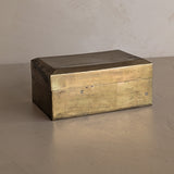Vintage Lidded Rectangular Brass Box