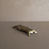 Unique Vintage Brass Cribbage Board with 4 Brass Cribbage Pegs