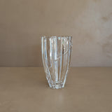 Vintage Mikasa Cut Lead Crystal Glass Vase