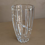 Vintage Mikasa Cut Lead Crystal Glass Vase