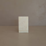 Single Vintage Italian Alabaster Chunky Sphere Bookend