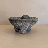 Large Carved Molcajete Mortar and Pestle