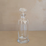 Vintage Glass Decanter with Blown Glass Stopper