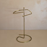 Vintage Gold-Tone Tabletop Towel Rack Holder