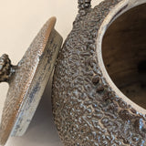 Vintage Japanese Teapot with Dark Brown Jakatsu Glaze