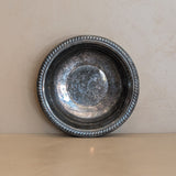 Heavily Patinated Vintage Silver Bowl