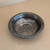 Heavily Patinated Vintage Silver Bowl