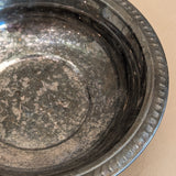 Heavily Patinated Vintage Silver Bowl
