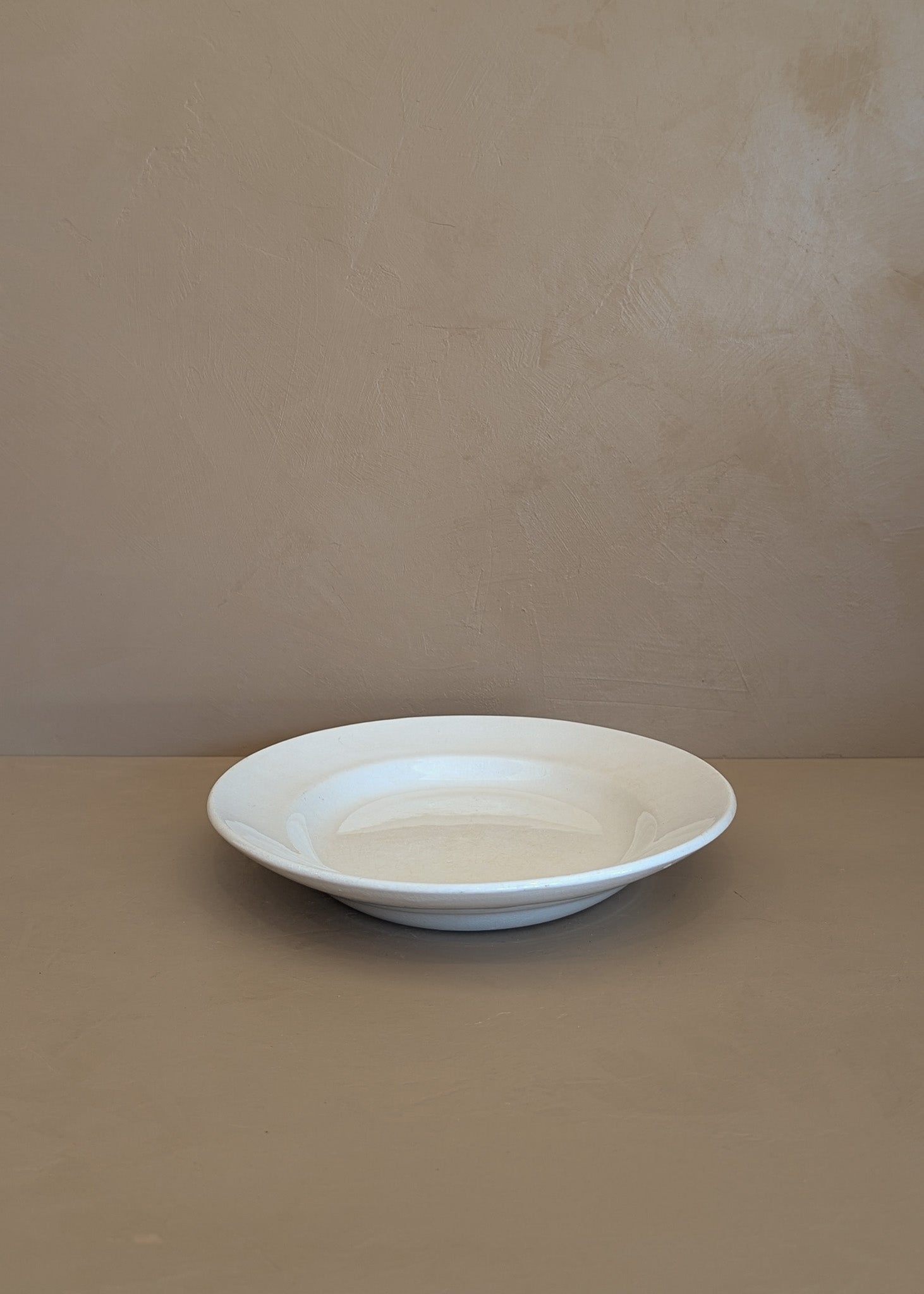 Antique White Ironstone Platter