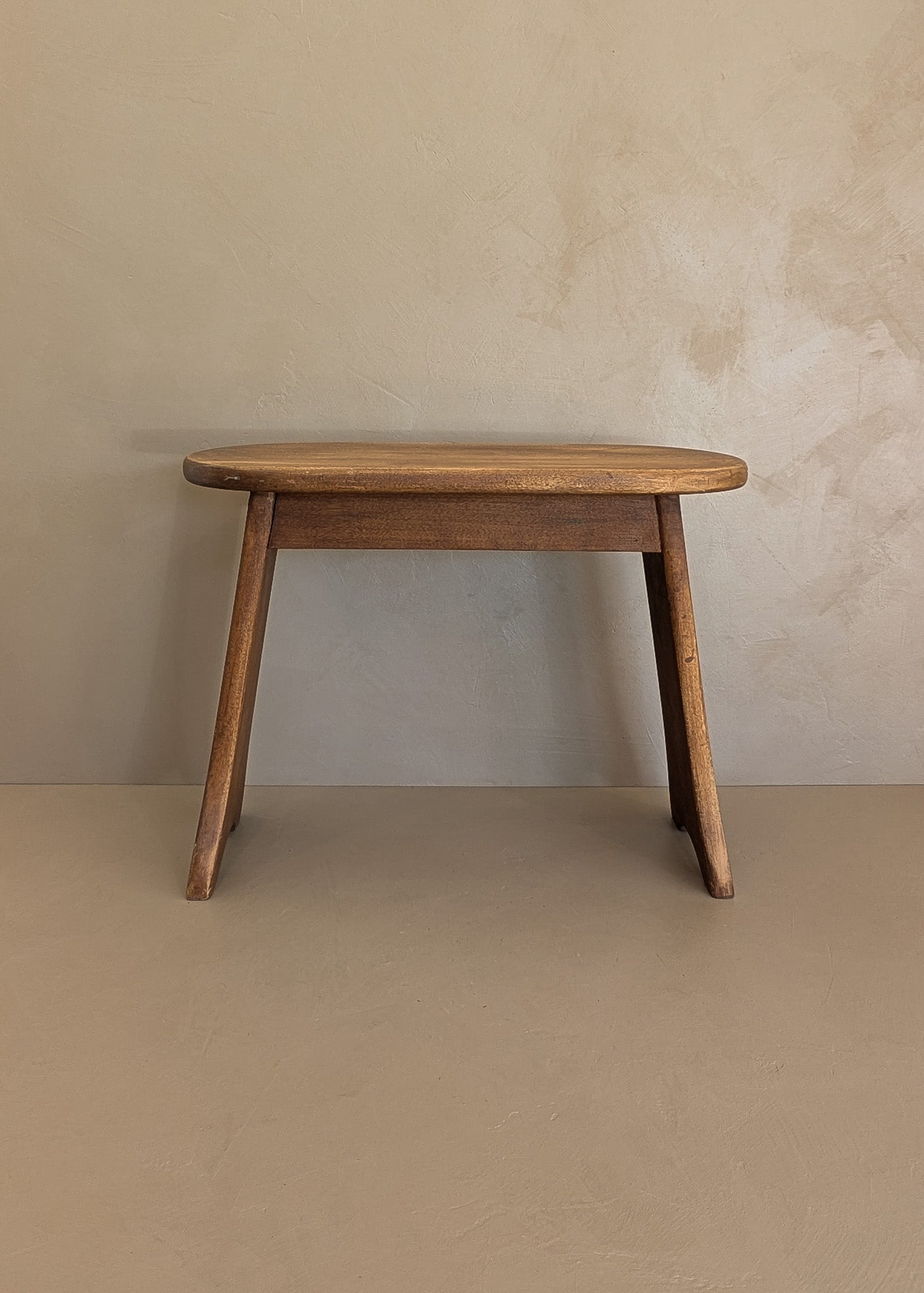 Unique Vintage Handcrafted Skinny Legged Wooden Stool