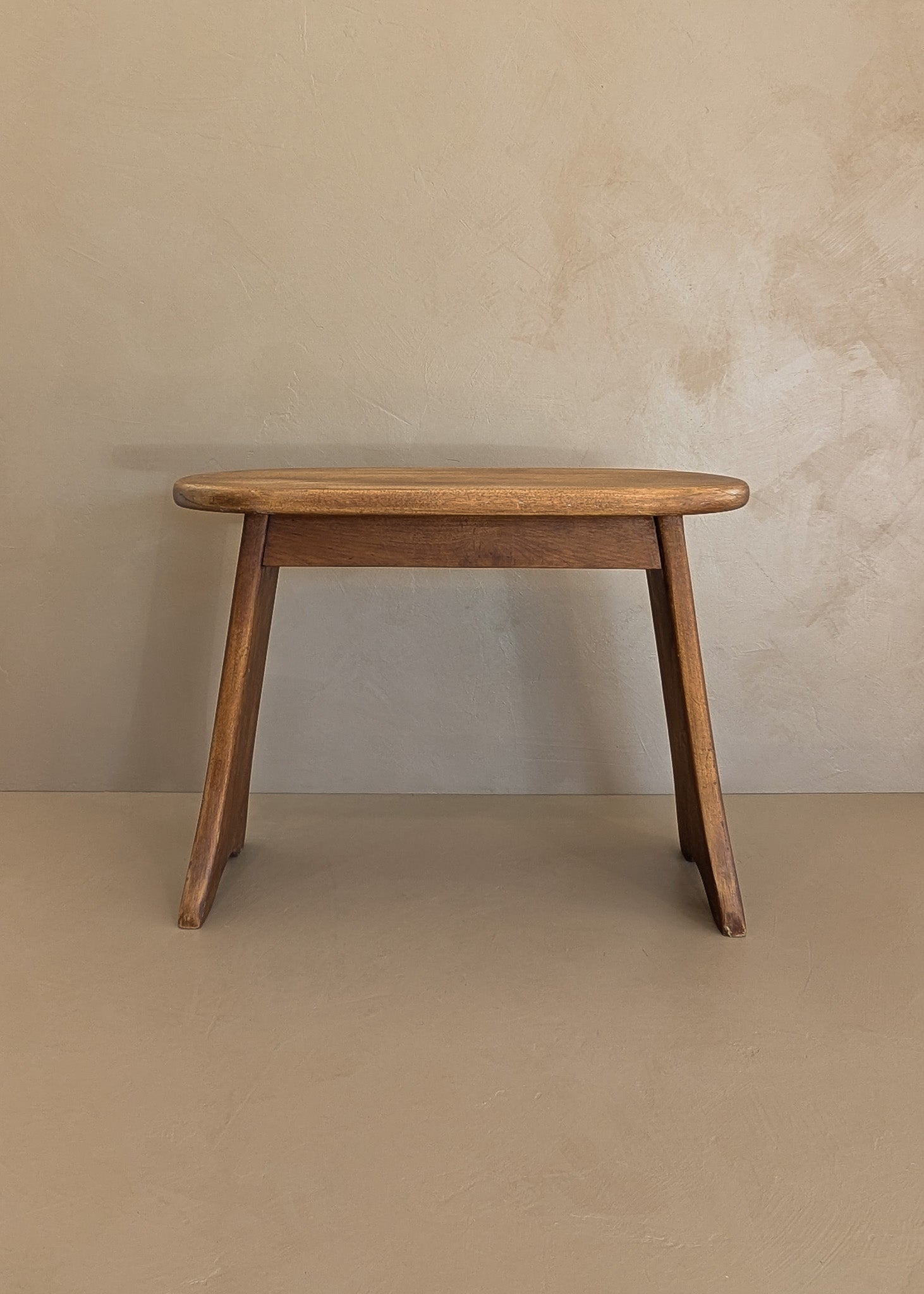 Unique Vintage Handcrafted Skinny Legged Wooden Stool