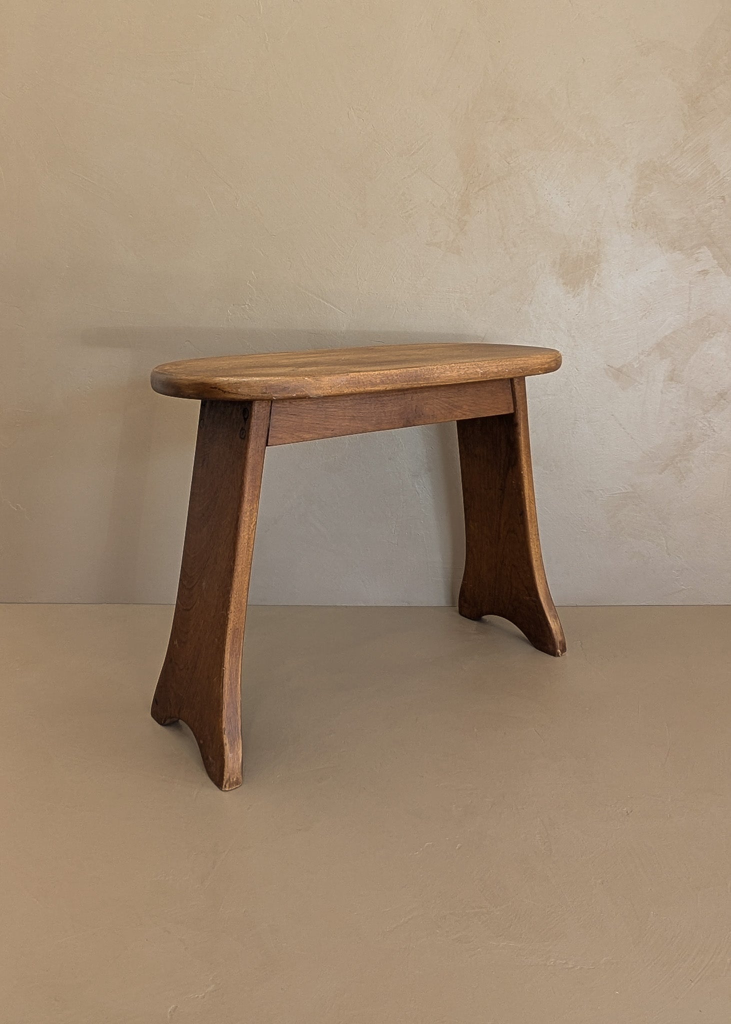 Unique Vintage Handcrafted Skinny Legged Wooden Stool