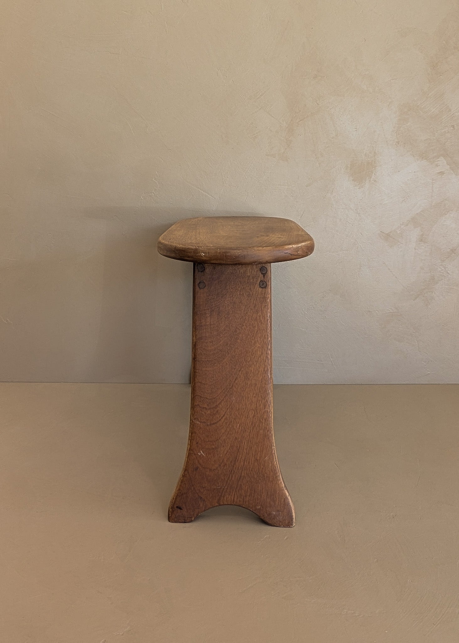 Unique Vintage Handcrafted Skinny Legged Wooden Stool