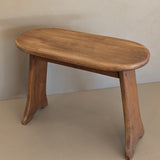 Unique Vintage Handcrafted Skinny Legged Wooden Stool