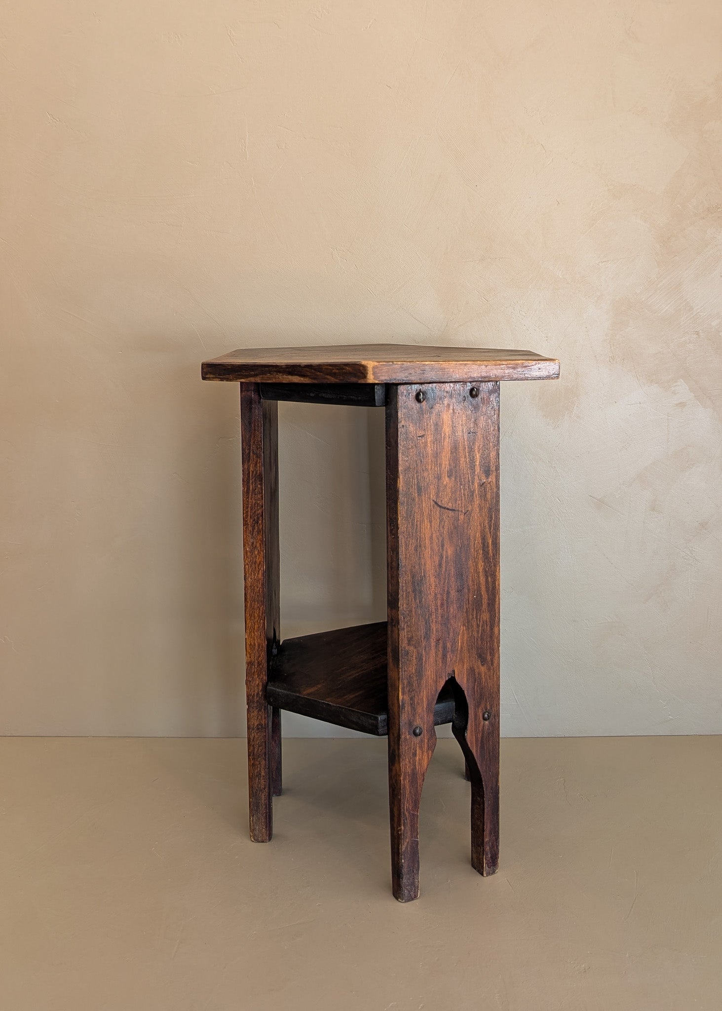 Antique Arts and Crafts Wooden Side/End Table