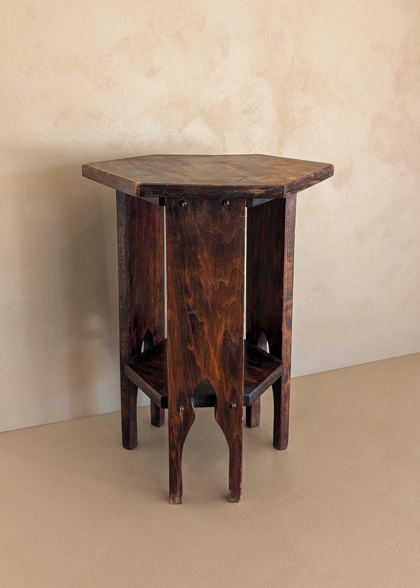 Antique Arts and Crafts Wooden Side/End Table