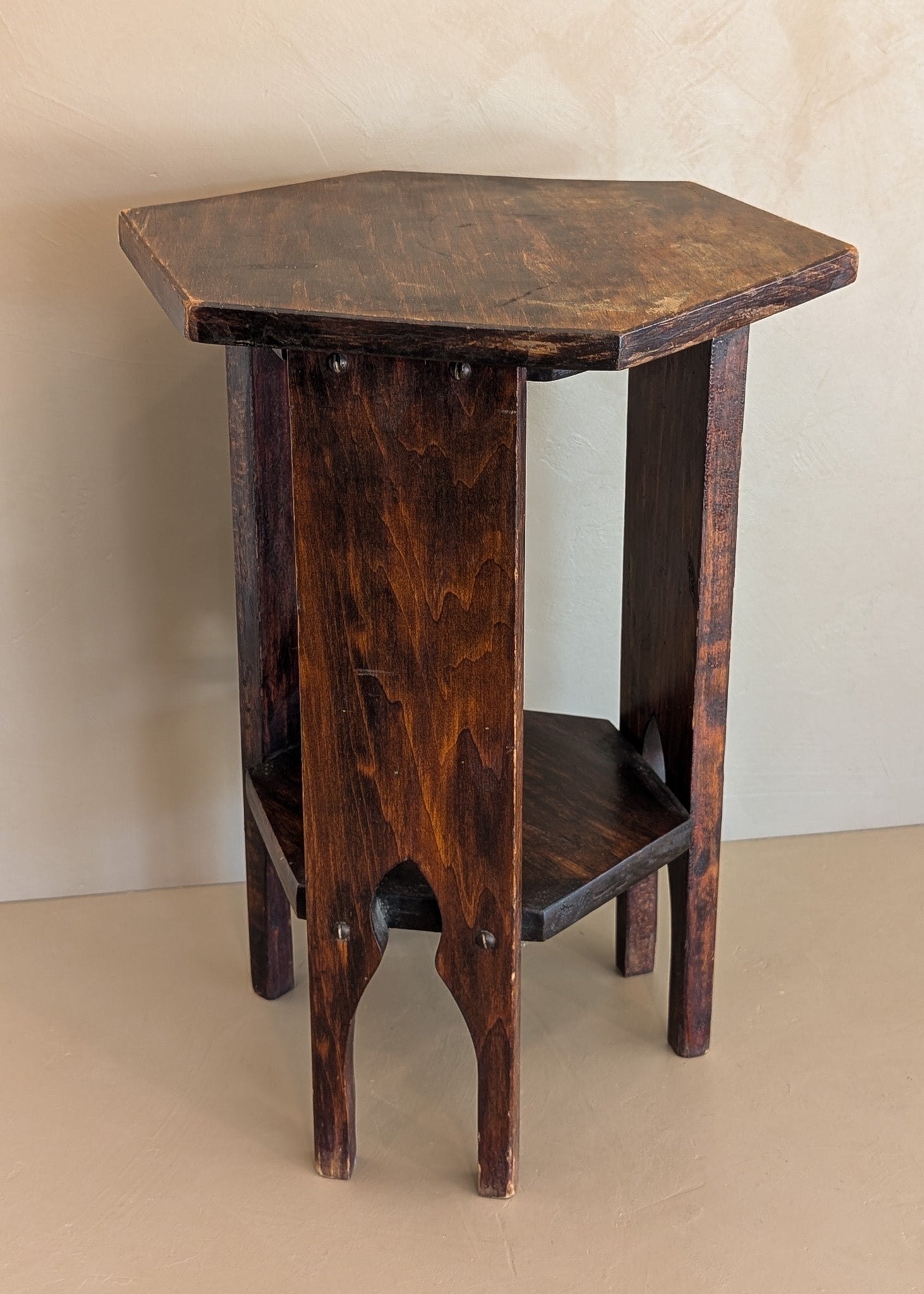 Antique Arts and Crafts Wooden Side/End Table
