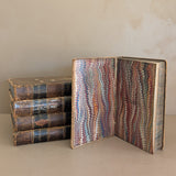 Set of 5 Leather-Bound "The Dramatic Works of William Shakspeare" Books with Plates from the 1850s