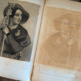 Set of 5 Leather-Bound "The Dramatic Works of William Shakspeare" Books with Plates from the 1850s